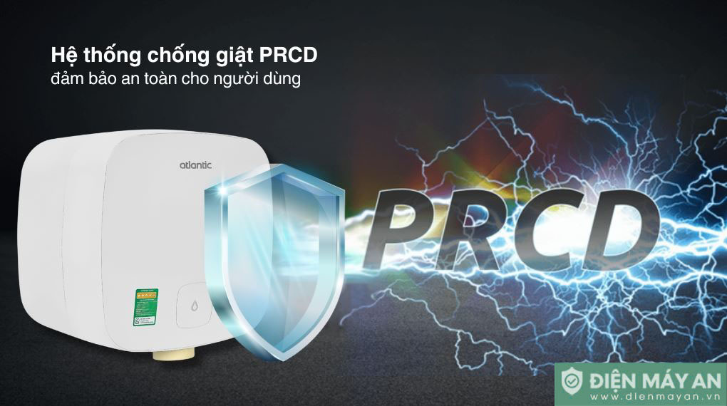 Bình nóng lạnh Atlantic 30 lít SWH 30A M-N0 AMI SQUARE 831261